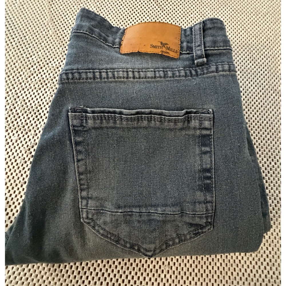 Smith &‎ Mills Jeans Men Size 36 Stretch Straight Slim Leg 27" Inseam 11000123